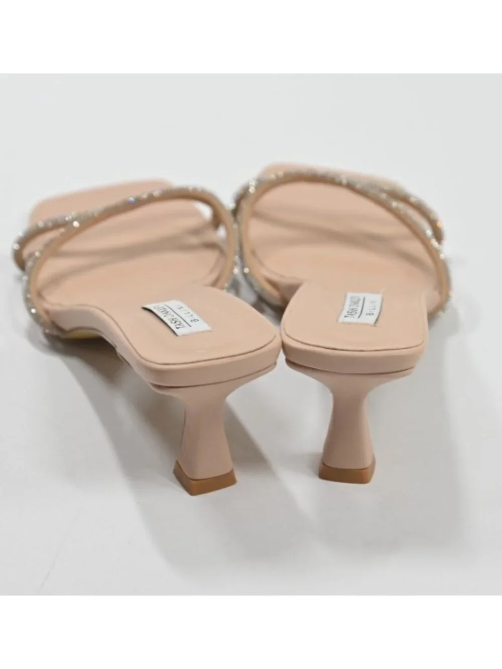 Billini x Tash Oakley Milan Heel in Nude Silver